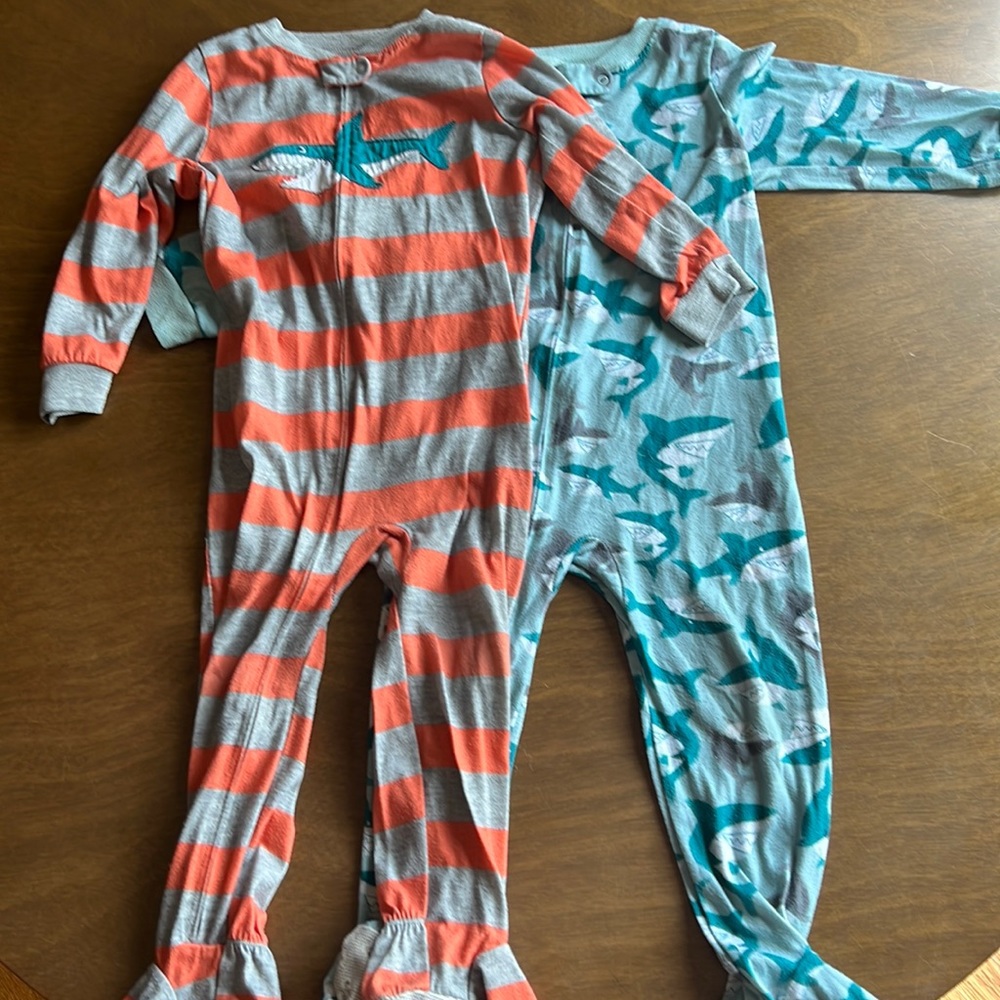 3T Cat and Jack footie jammies